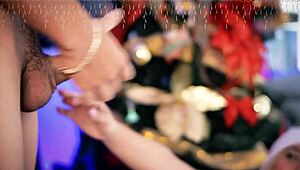 Horny Blonde Sucks Cock and Gives Footjob!