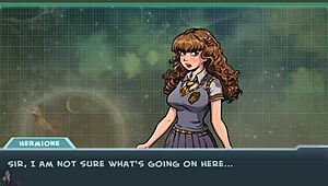 In this webcam game, jasmine trains hermoine as her slave with big tits.