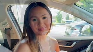 Trikepatrol Pinay Elle Voneva Bounces Hard on Big Thick Cock