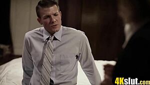 Real Estate Agent Chick Goes Rough to Seal the House Deal