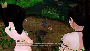 Harem Hotel 405 Features Anime Characters In 3D Cartoon Outfits With Curvy Boobs And Big Tits