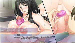 Akumeru family: Iroha route part 6 - mutual pleasure with big tits and toys
