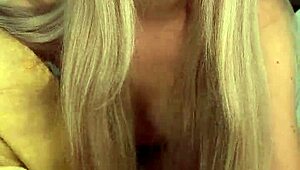 Pretty milf gives handjob to friend