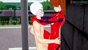 Asuka Fucking Mecha Suite Pov Neo Genesis Evangelion Short