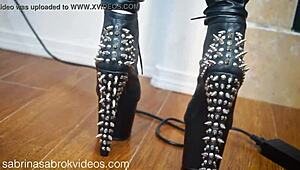 Blonde Goddess Sabrina Sabrok Dominates with Ass Licking, Blowjob, and Fucking