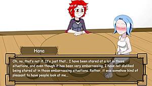 Hana's exposure in blooming flower anime part 1