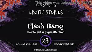Erotic audio flash bang for women