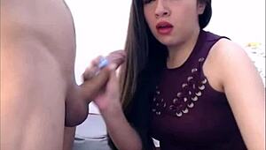 i take vibrator while deepthroating big cock