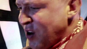 Roman Todd and Pierce Paris battle it out with Alpha Wolfe in rough BDSM dildo play.