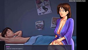Gorgeous Milf Adult Breastfeeding In Summertime Saga Gameplay