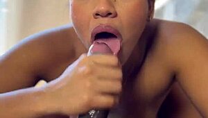 pov blowjob with nysdel ends in a messy cum explosion