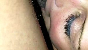 Horny White Slut with Big Black Cock