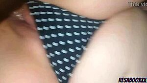 Pumpkin Queen Fucks Hard in Black Polka Dot Panties! Wow!