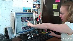 Petite student, are you ready for rough anal and facial?