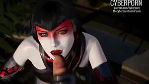 Best 3D Blowjob Animation Ever Seen!