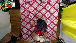 Queen Rogue and BBC fucking and sucking before cameras