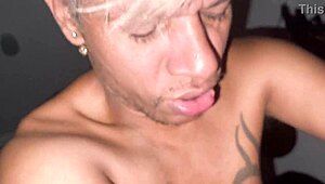 wild gay sex after club with hungry stud riding bareback