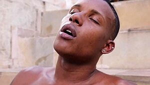 i'm cummin' on the porch with this big black cock, oh shit it's huge