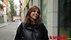 Alice dreams of a big black cock sliding between her huge tits