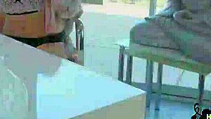 so this horny masseuse got me all wet with her hands