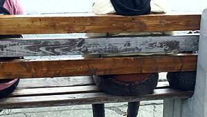 Man, that skinny shorty at the bus stop got serious butt cleavage!