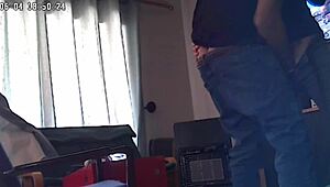 Spycam catches boyfriend with mother-in-law on hidden camera