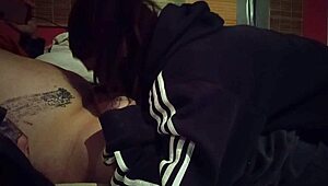 I found this slut on craigslist and she deepthroats my cock.