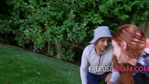 Hell yeah, game time means freeuse fun with Leana Lovings and Madison Morgan!