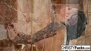 German Lesbians Lick Pussy In First Time Girl-On-Girl Encounter