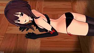 Does Megumin Konosuba Put on Bikini to Fuck on Floor?