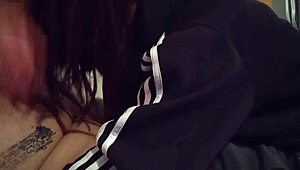 I found this slut on craigslist and she deepthroats my cock.