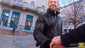 Hey, Check This Czech Milf with Big Boobs Getting Nailed by a Stranger