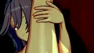 3D Hentai Big Ass Big Tits Sex With Orgasm Squirting Blowjob