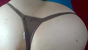 la puta de mi madrastra lets herself get fucked without condom, she loves my dick