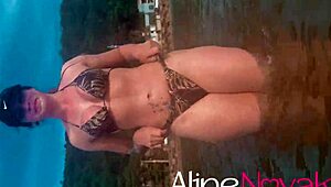 She Provoked And Sucked A Hot Blonde On The Beach She Loves Tongue Alinenovak With!