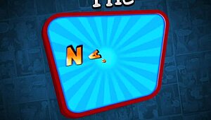 forbidden movie plays in living room with naughty home animation