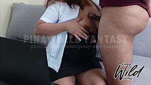 Hot Pinay Student Caught in a Wild Homemade College Scandal