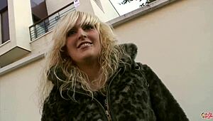 Spanish Blonde Riding In Casting Interview With European Celebrity Fucking
