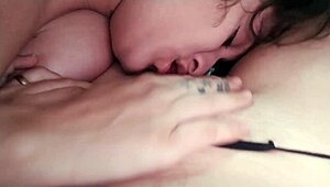 Pretty Young Lesbians Engage In Creampie Sex In Empty House