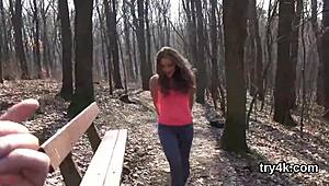 Lovely Teen Provides Oral Service In POV And Receives Intense Attention