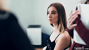 mom's boss tasha reign enjoys lesbian fun with stepdaughter haley reed