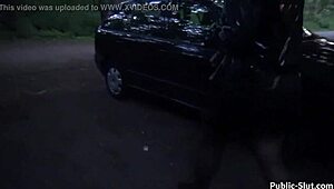 Public sex in the city with slutwife marion doggystyle facial