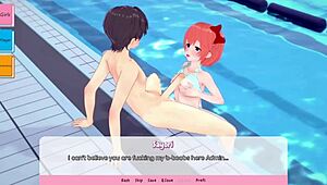 doki doki literature club hentai with footjob game