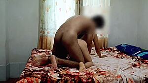 Myanmar amateur couple engages in hardcore sex, cowgirl and doggystyle