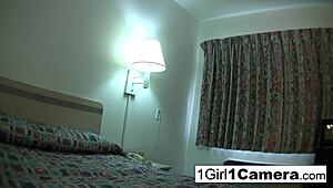 sexy tabitha james alone with her camera, masturbating her pussy close-up