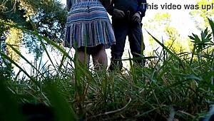 outdoor kinky milf wants fat ass squeezed hard for cum help