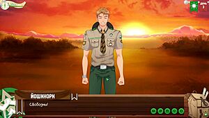 Game friends camp episode 3 - hiking in the forest with russian voice acting