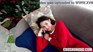 Teen with small tits in pov