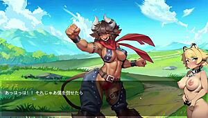 isekai janken hero live play part 2 minos conquest muscle girl