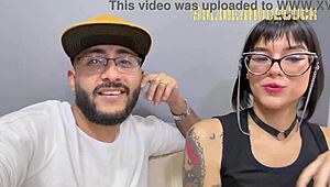 beautiful tattooed girl starts her career as a porn actress giving me an incredible deepthroat blowjob